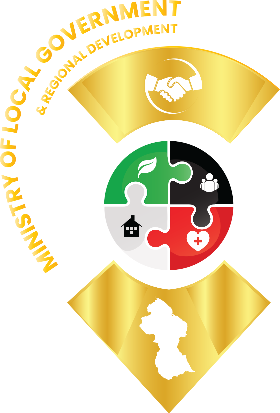 Ministry of Local Government & Regional Development emblem
